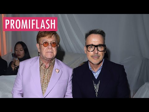 Sehverlust: So rührend lobt Elton John seinen Mann David