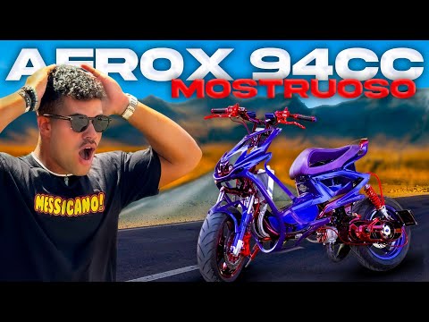 PROVO LO SCOOTER PIÙ ELABORATO DI SEMPRE YAMAHA AEROX 94cc +41cv