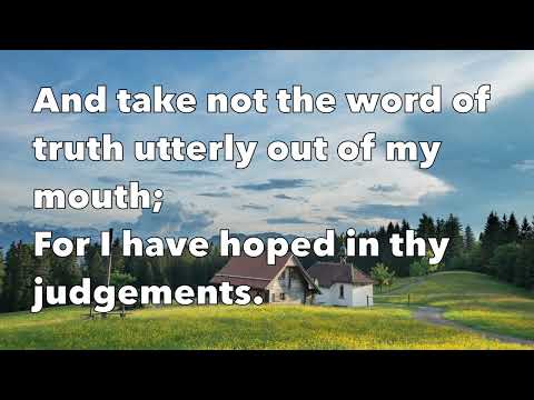 Based on Psalm 119:41-48 (KJV) (Singing Psalm 119)