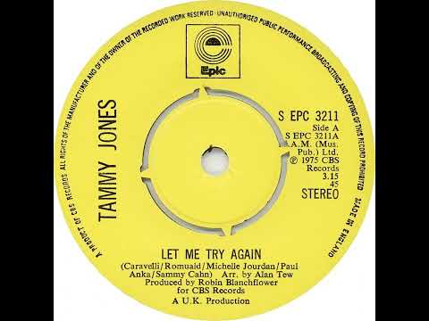 UK New Entry 1975 (91) Tammy Jones - Let Me Try Again