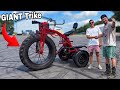 Surprising C Boys With Giant Trike