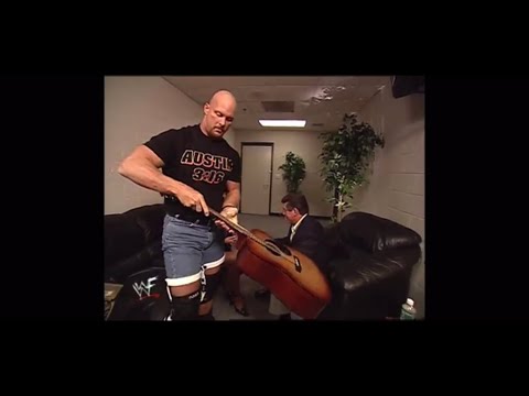 Stone Cold Steve Austin The Old RattleSnake Just Nailed Vince With A Guitar WWE Smackdown 7-19-2001