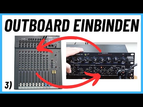 MISCHPULT BEDIENUNG - Part 3 - Insert verkabeln | Outboard Effekte Kompressor Gate EQ einschleifen