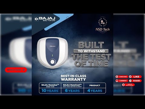 Bajaj Geyser II Armor series Pentacle storage II New arrival 6L,10L, 15L or 25L  @bajajelectricals