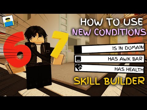 HOW TO USE DOMAIN AND HEALTH CONDITIONS IN JJS SKILL BUILDER | Jujutsu Shenanigans Roblox