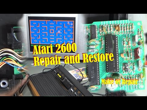 Atari 2600 Game Console Repair/Refurb #0104