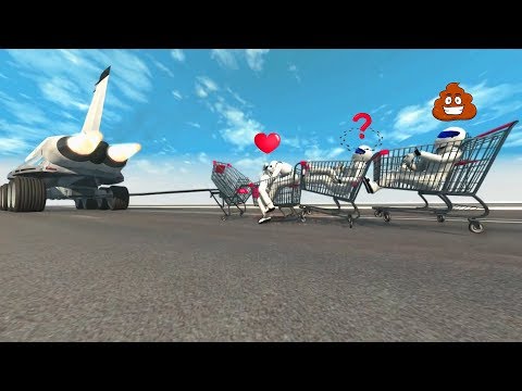 BeamNG Drive High Speed Crazy TOWING (Cars Dragging) | Crash Therapy