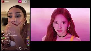 doja cat reacts to TWICE FANCY (instagram live SYNCED) | bora thee explorer