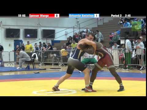 59 KG QF - Spenser Mango (Army) vs. Aleksandar Kostadinov (Bulgaria)