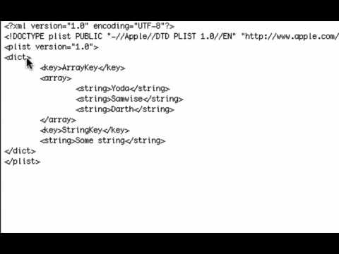 Objective-C on the Mac L30 - Property Lists