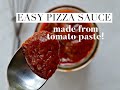 Easy Pizza Sauce From Tomato Paste