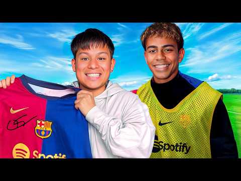 LE PEDÍ A 100 FUTBOLISTAS QUE ME REGALEN SU CAMISETA.. "Lamine Yamal"