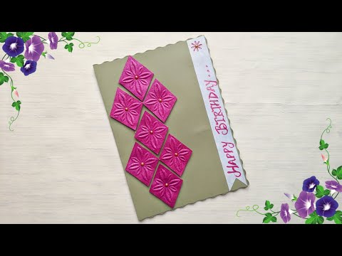 DIY - CARD | Handmade Birthday Gift Card | Birthday Greeting Card for Friend | ARZOO VLOGS