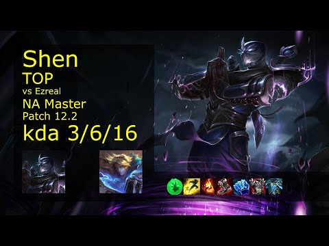 Rank 4 NA Shen: Top vs Ezreal