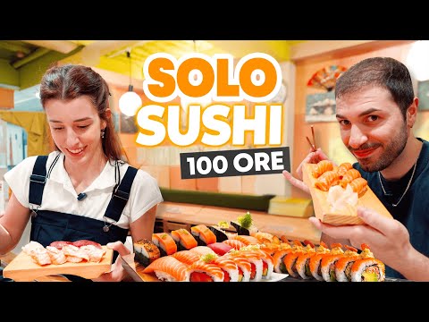 ONLY SUSHI for 100 HOURS 🍣 (in Tokyo 🇯🇵)