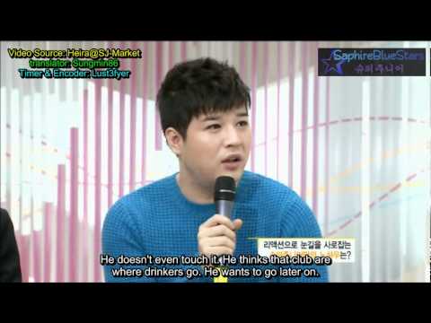 [ENG] 111207 MNET WIDE (Open Studio) - Super Junior 3-3