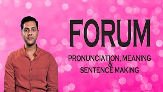 Forum - Meaning & Pronunciation Word World Audio Video Dictionary
