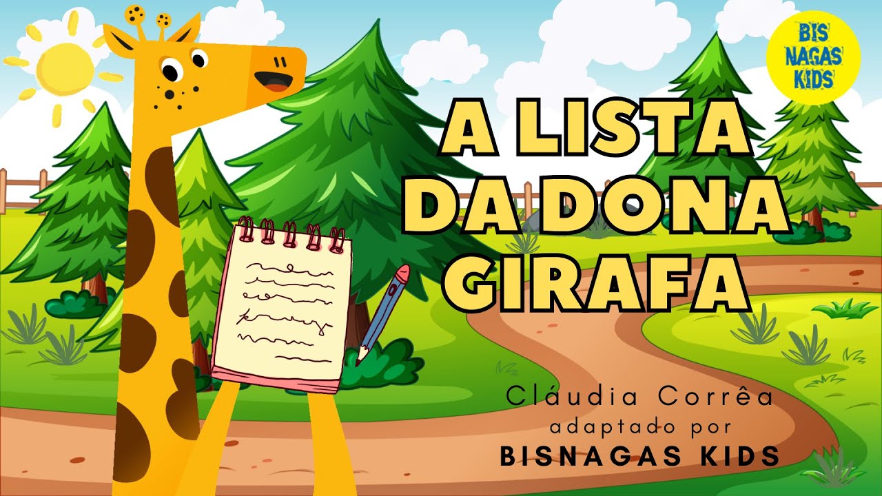 A LISTA DA DONA GIRAFA - [APRENDENDO OS NÚMEROS]