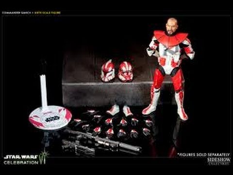 Star Wars Sideshow Collectibles Clone Commander Ganch CC4572 612th Attach Battalion