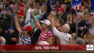 Ted Cruz BOOED by RNC Crowd After REFUSING to Endorse Donald Trump!