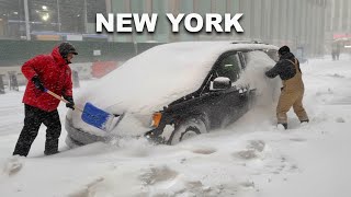 NYC’s BIGGEST Blizzard of 2026 Manhattan Heavy Snow Walk in New York City Snowstorm 2026
