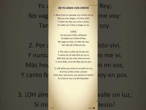 90  YO ANDO CON CRISTO
