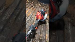 Echo PAS 225 Weed Eater String Trim Head Removal / Replacement