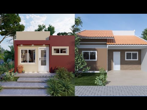 38 Ideias de Fachadas de Casas Simples e Modernas.🏡