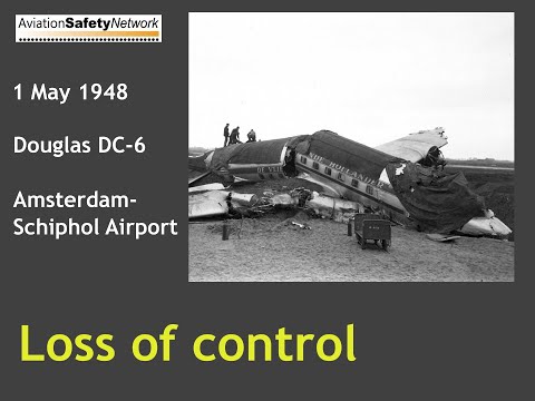 1948 Douglas DC-6 training accident at Schiphol Airport