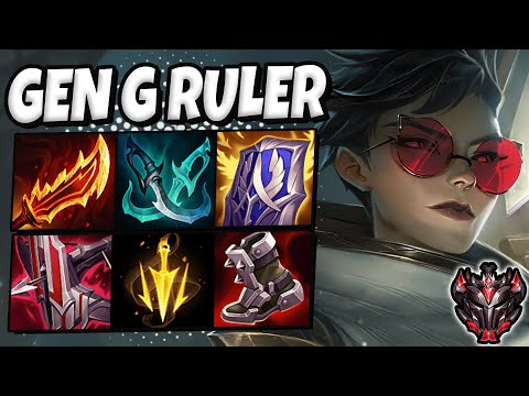 Vayne vs Jhin ADC [ Gen G Ruler ] Ranked Grandmaster Korea Patch 11.23 ✅