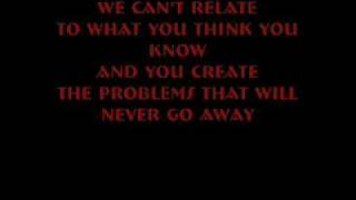 Three Days Grace- Overrated Lyric Video