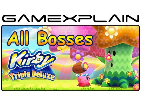 All Boss Fights in Kirby Triple Deluxe - The Arena Playthrough (3DS)