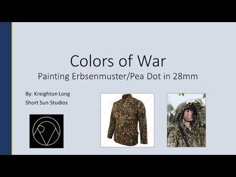 Colors of War: Painting Peadot Camouflage in 28mm