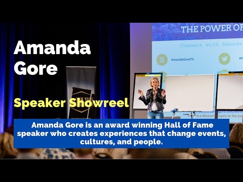 Amanda Gore Keynote Speaker Showreel | Hall of Fame Keynote Speaker