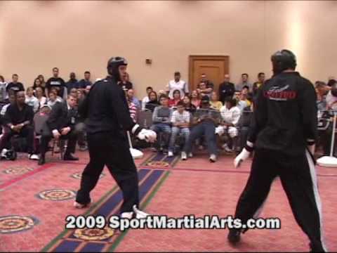 Brandon Bertsch v Trevor Nash - Men's super Hw sparring elims - 2009 NBL Supergrands