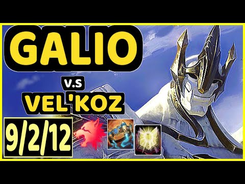 MAGIFELIX (GALIO) vs VEL'KOZ - 9/2/12 KDA MID CHALLENGER GAMEPLAY - EUW
