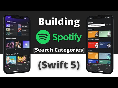 Building Spotify App in Swift 5 & UIKit - Part 15 - Categories (Xcode 12, 2021, Swift 5)