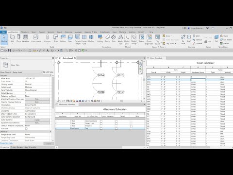 REVIT 2022 ARCHITECTURE LESSON 39: CREATE KEY SCHEDULE