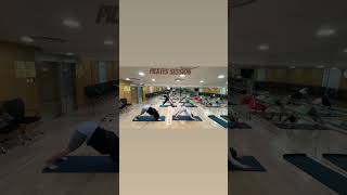 Pilates session - intermediate level movement