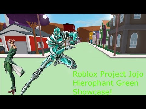 Roblox Project Jojo Hierophant Green Showcase!