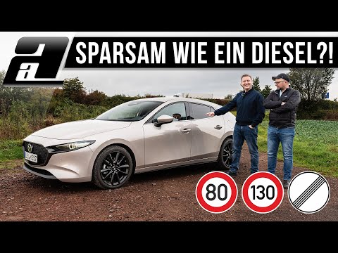 2023 Mazda3 E-Skyactiv-X 186 vs. WLTP | This is how much it really consumes! 80 vs. 130 vs. full ...