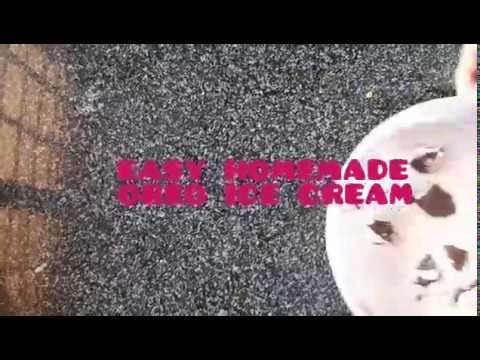 Easy oreo ice cream recipe/only 3 ingredients/yummy homemade oreo ice cream