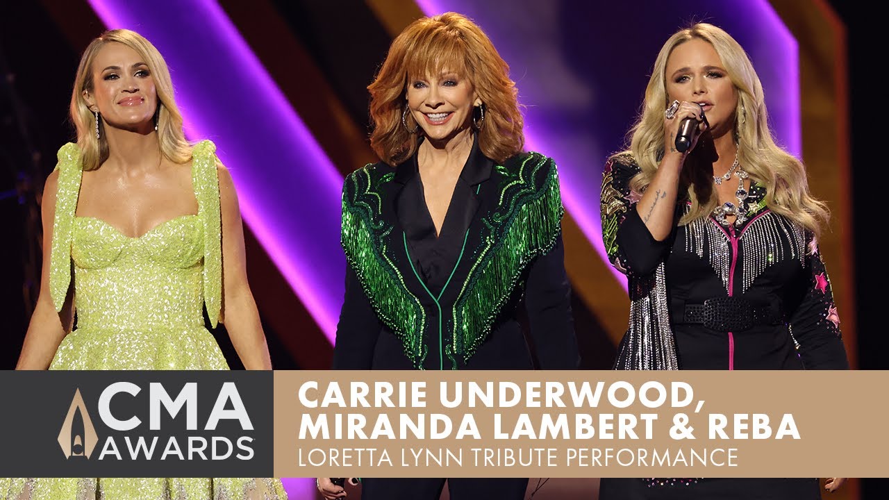 Miranda Lambert, Reba McEntire, and Carrie Underwood Honor Loretta Lynn | LIVE @ CMA Awards