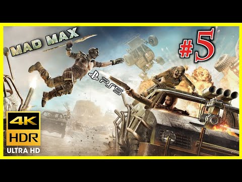 Free Blas Cap (Thrall Rustler's Cave) | Mad Max Gameplay Walkthrough Part 5 | PS5 4K| No Commentary 