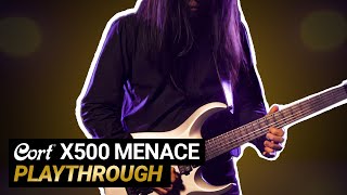 Video thumbnail for Hear The Cort X500 Menace Electric Guitar by Cort Guitars and Basses