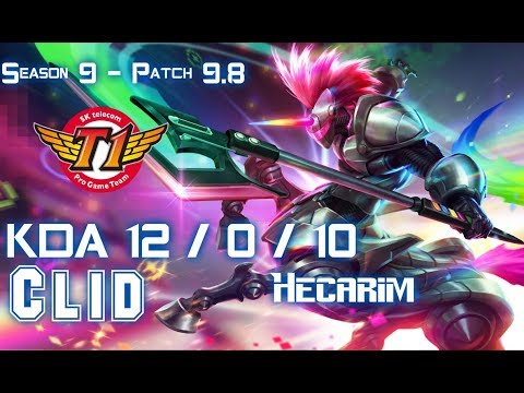 SKT T1 Clid HECARIM vs REK'SAI Jungle - Patch 9.8 KR Ranked