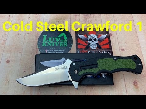 Cold Steel Crawford Model 1  Includes disassembly