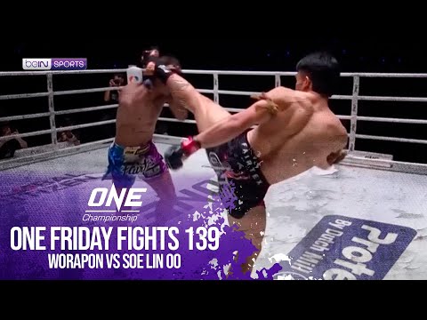 Worapon vs Soe Lin Oo | HIGHLIGHTS ONE Friday Fights - 139 | 01/23/2026 | beIN SPORTS USA