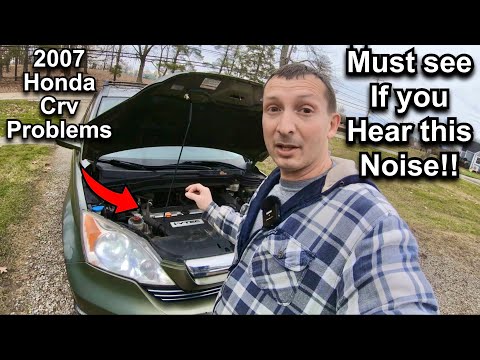 2007 Honda CRV noise from engine area and the fix.