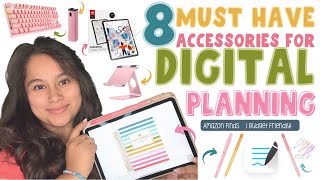 8 Must-Have Accessories for Digital Planning 🌷 | Amazon Finds | Budget-Friendly 💰